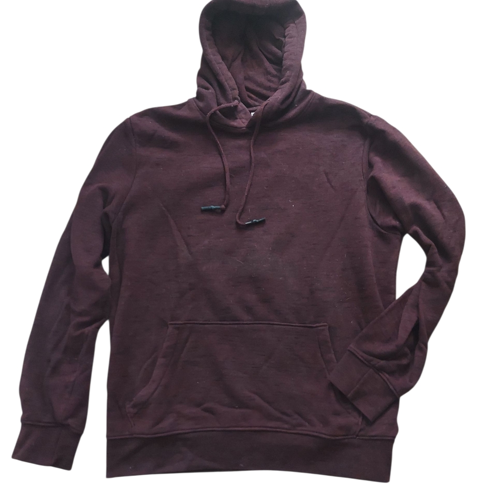Men's Burgundy Hoodie Size M Brand Evergreen